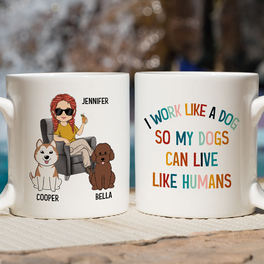Personalized Custom Coffee Mug for Dog Lovers: Let Your Dog Live Like a Human in Style