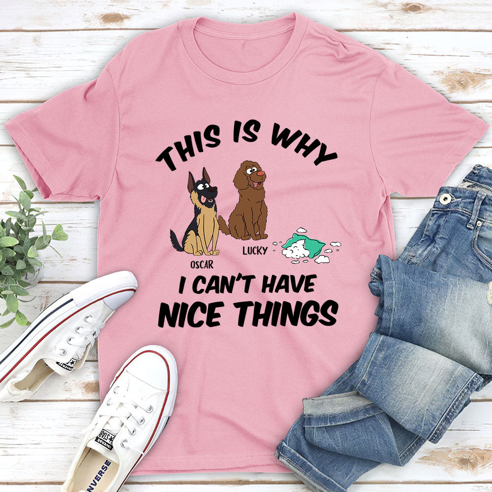 This Is Why - Personalized Custom Unisex T-shirt for Pet Lovers