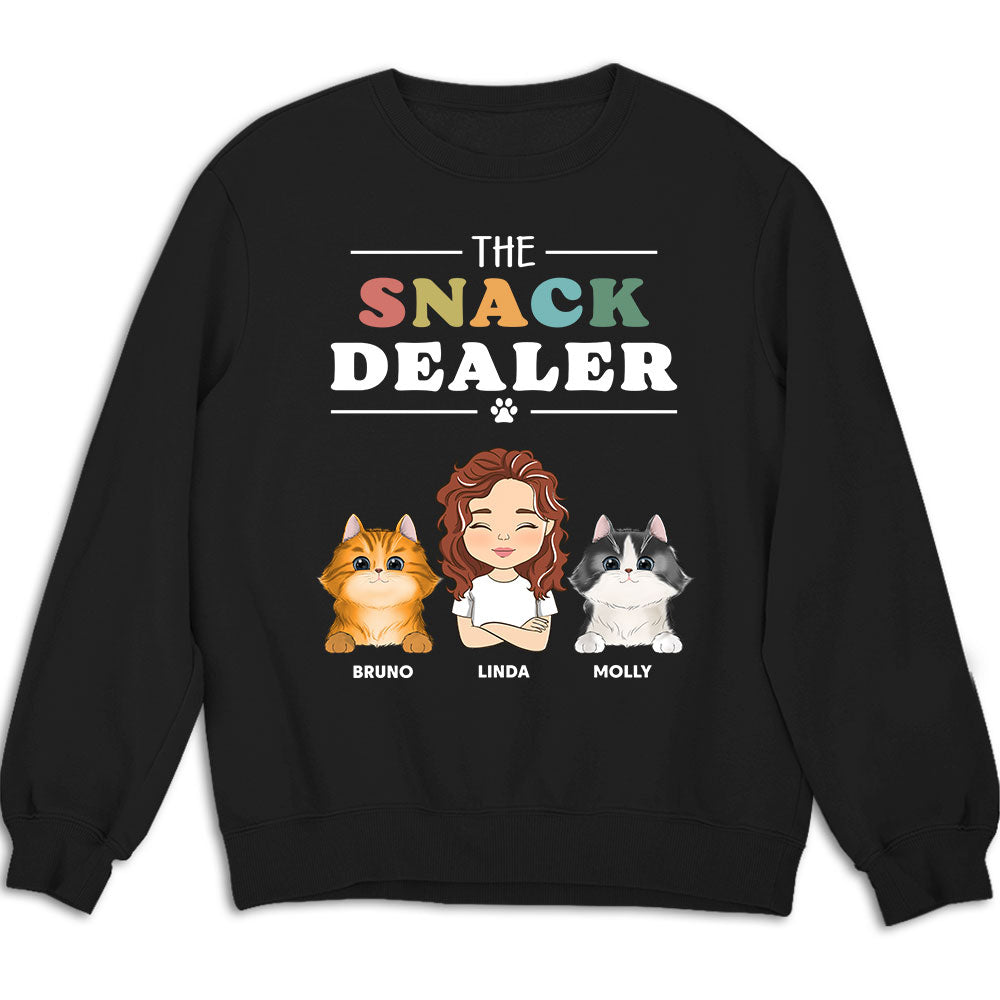 Personalized Custom Unisex 8.0 oz Pets Snack Dealer Sweatshirt - Ideal Gift for Pet Lovers