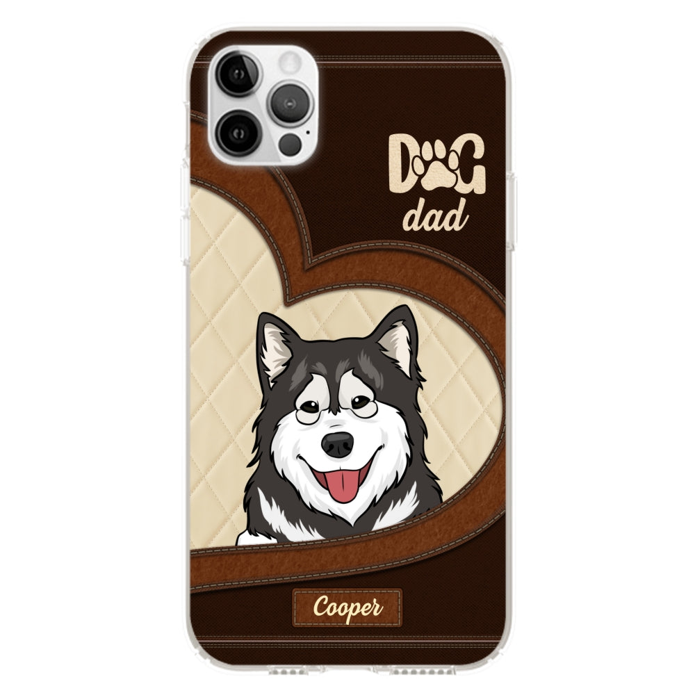 Adorable Peeking Dogs - Customizable Personalized Phone Case for Fashion - Forward Users
