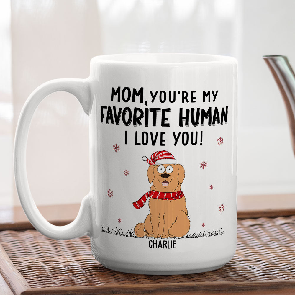 Favorite Human We Love - Premium Personalized Custom Coffee Mug for Pet Lovers