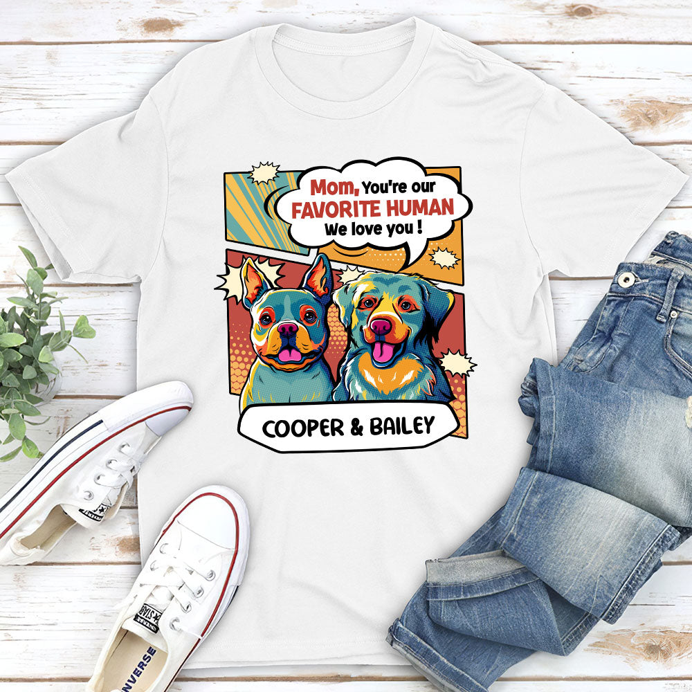 Eye - catching Pop Art Personalized Custom Unisex T - shirt for Pet Lovers