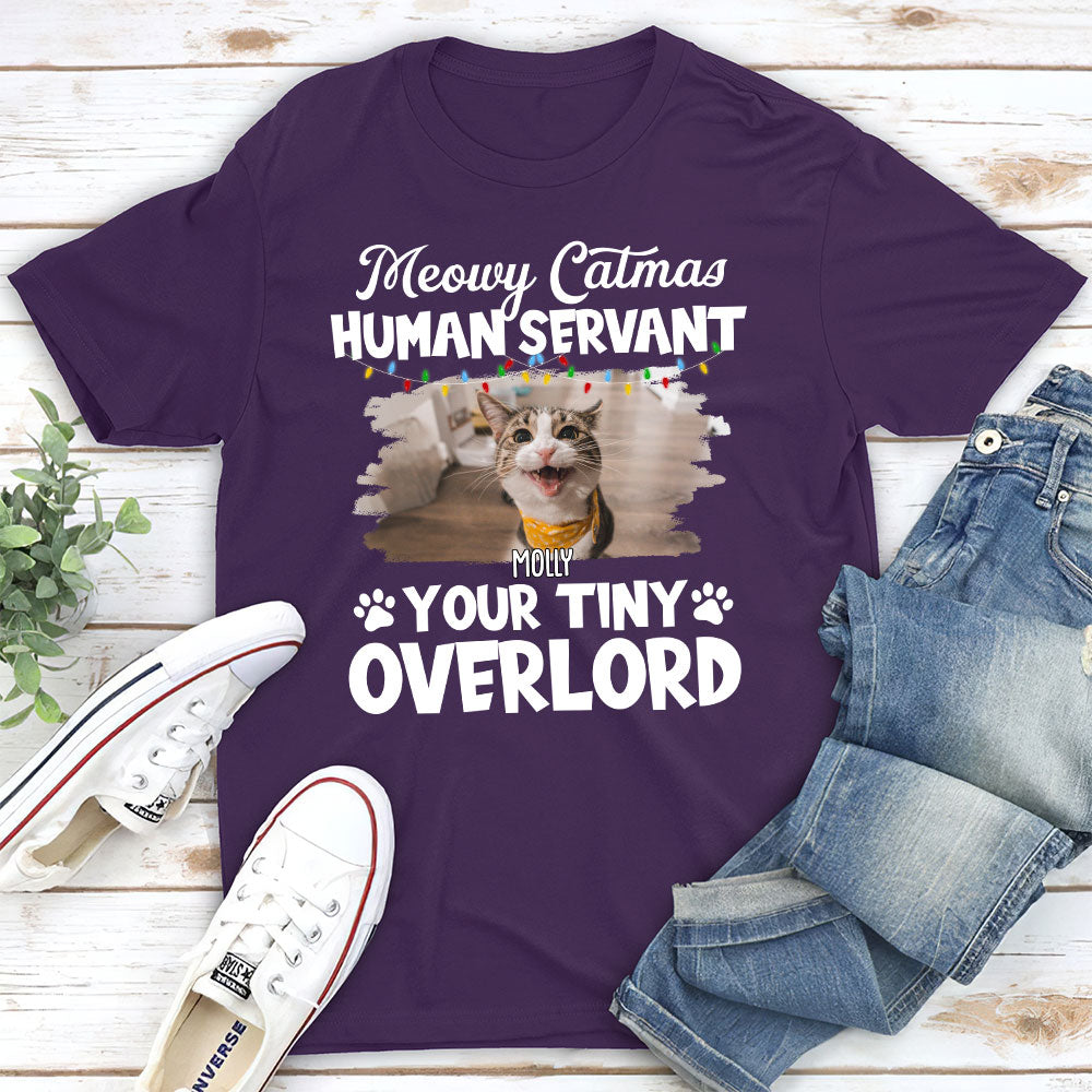 Sleeping Meowy - Personalized Custom Unisex 5.3 oz Heavy Cotton T-shirt for Pet Lovers