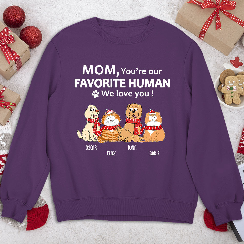 To My Human - Personalized Custom Unisex 8.0 oz Sweatshirt: Ideal Gifts for Pet Lovers