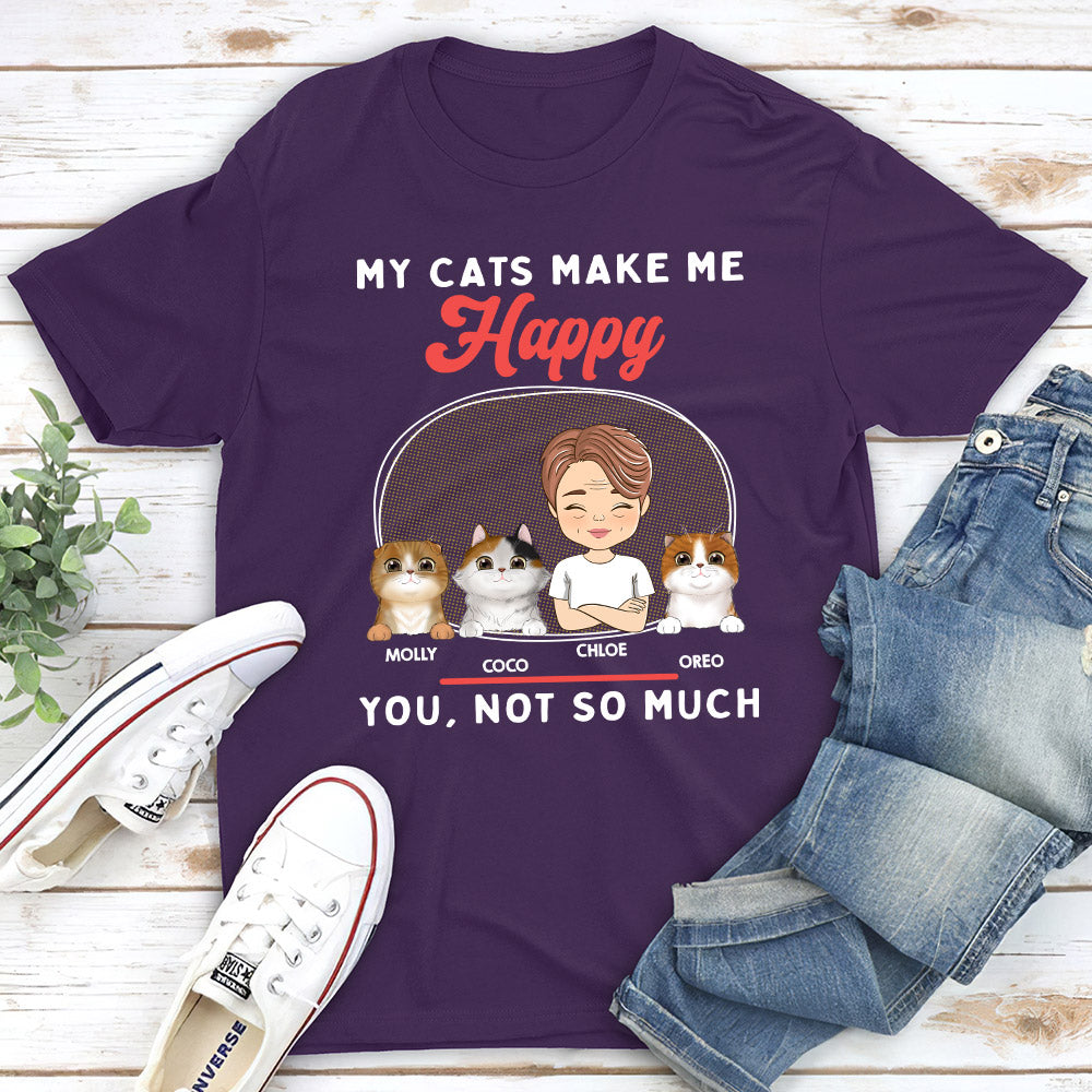 Make Me Joyful - Personalized Custom Unisex 5.3 oz T-shirt for Pet Lovers