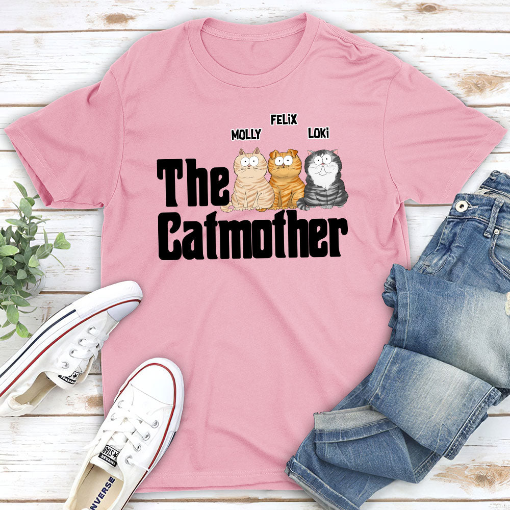 The Cat Father - Personalized Custom Unisex 5.3 oz T-shirt for Pet Lovers