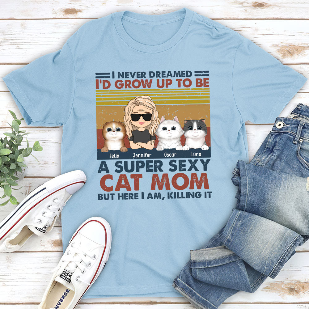 Ultimate Cat Dad - Personalized Custom Unisex 5.3 oz T-shirt for Pet Lovers