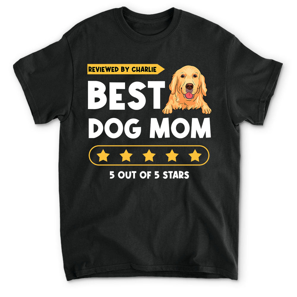 Dog Review - Personalized Custom Unisex 5.3 oz T-shirt for Pet Lovers