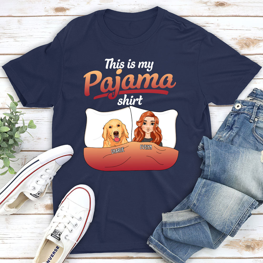 Personalized Custom Unisex Pet - Themed Pajama T - shirt