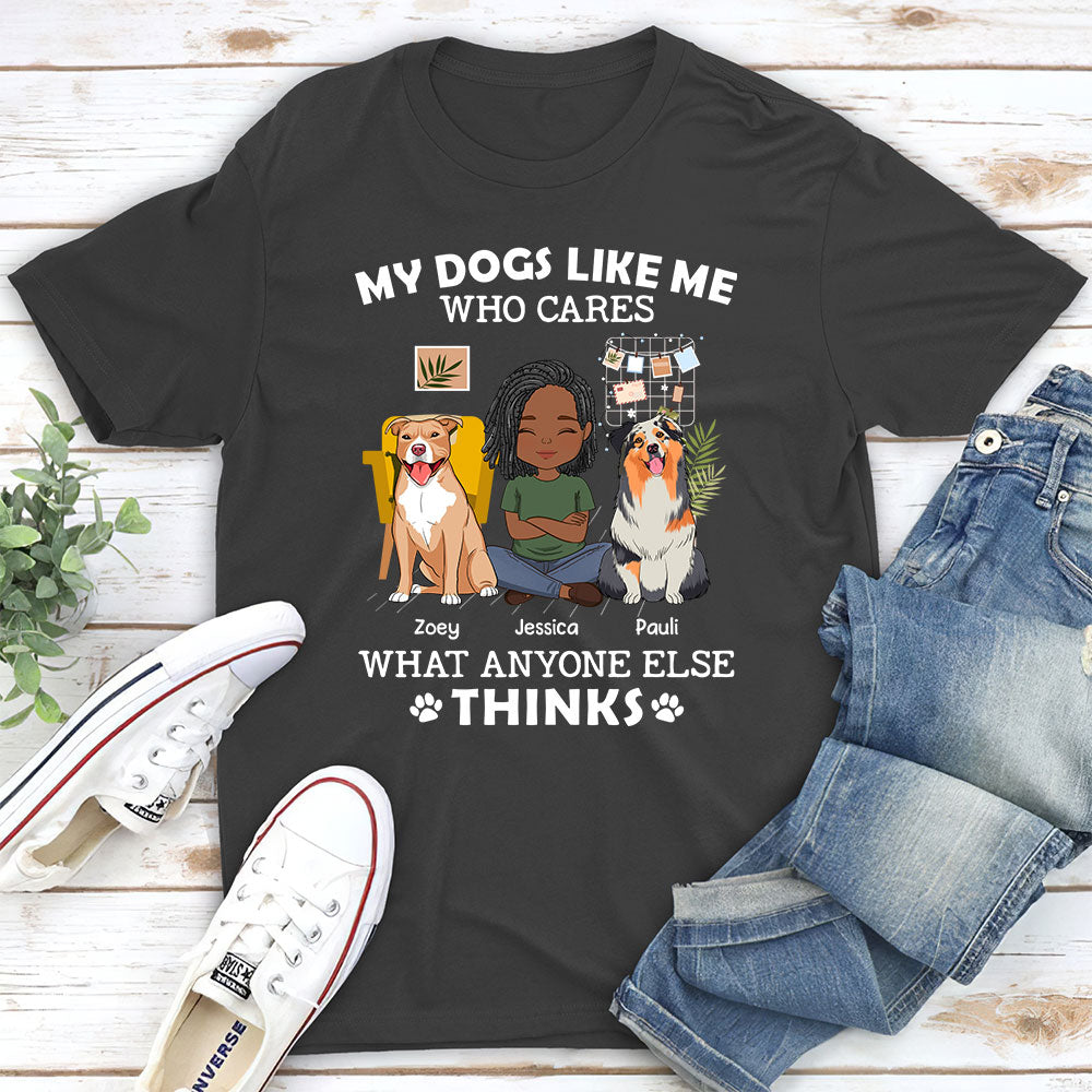 My Dog Like Me - Personalized Custom Unisex 5.3 oz T-shirt for Pet Lovers