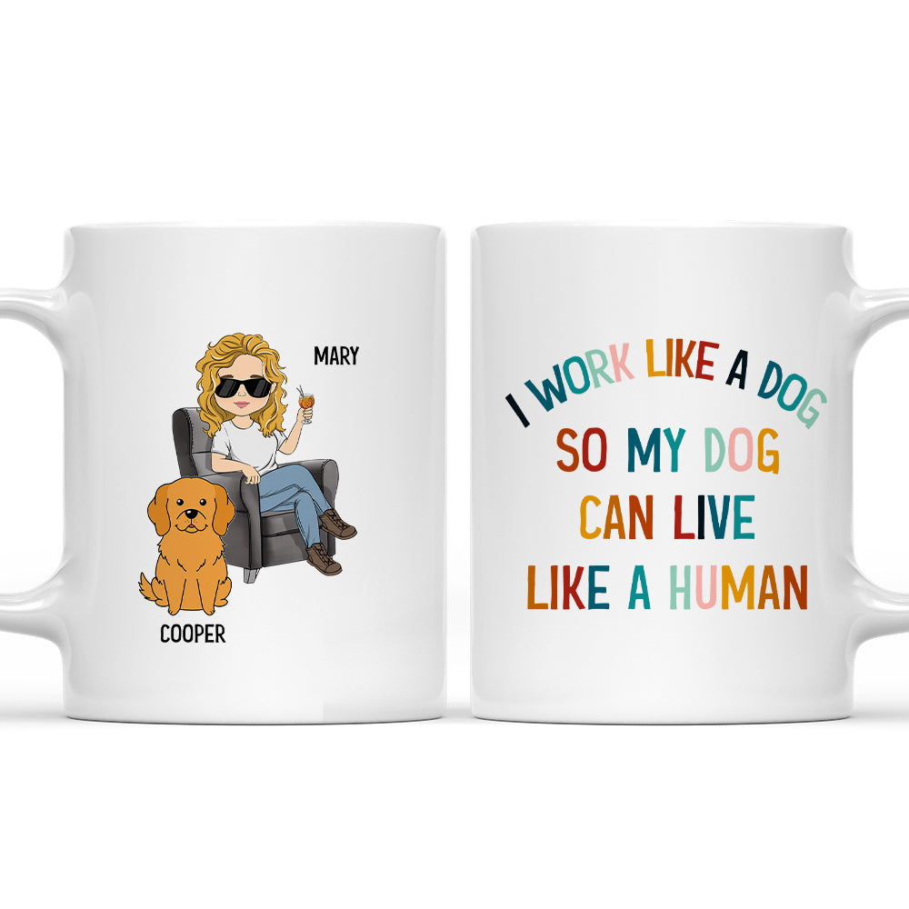 Personalized Custom Coffee Mug for Dog Lovers: Let Your Dog Live Like a Human in Style