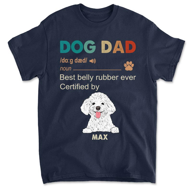 Dog Dad - Premium Personalized Custom Unisex 5.3 oz T-shirt
