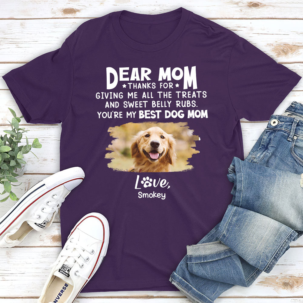 Sweet Belly Rubs - Personalized Custom Unisex 5.3 oz T-shirt for Pet Lovers