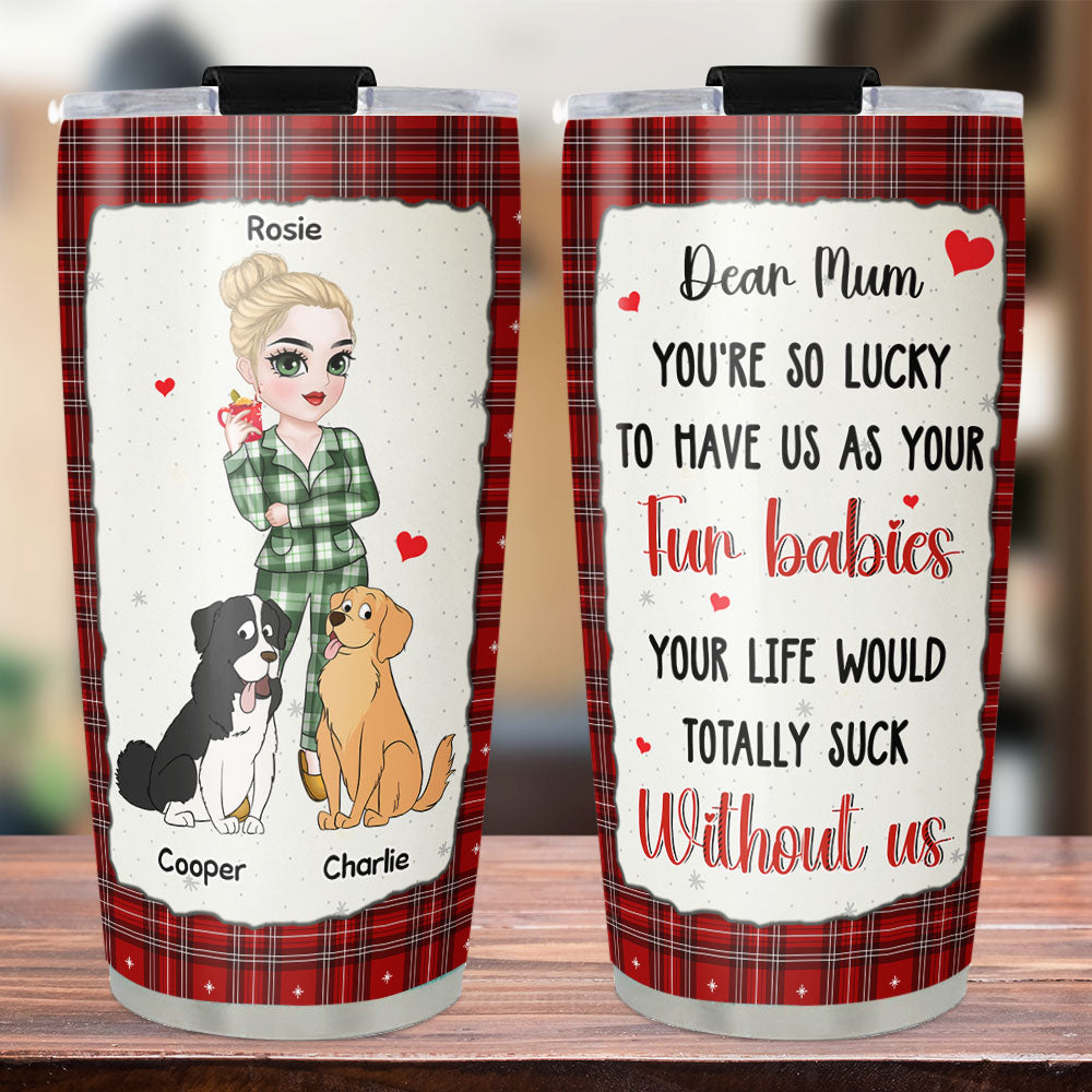 Totally Suck - 20oz Personalized Custom Tumbler with Thousands of Cool Designs
