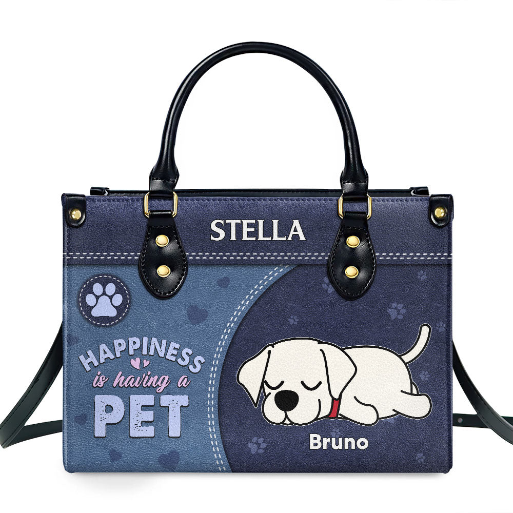 Personalized Custom Leather Bag for Pet Lovers