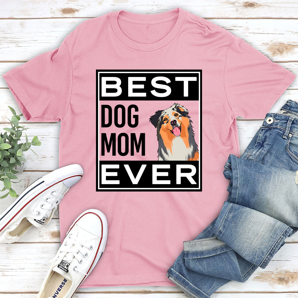 My Best Dad - Personalized Custom Unisex 5.3 oz T-shirt for Pet Lovers