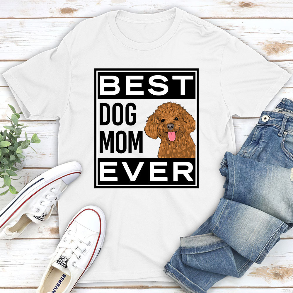 My Best Dad - Personalized Custom Unisex 5.3 oz T-shirt for Pet Lovers