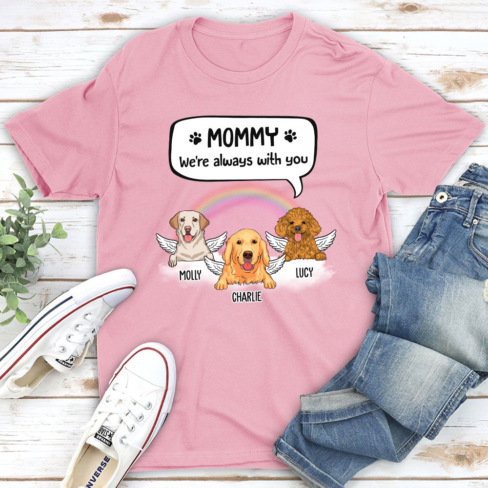 I'm Always With You - Personalized Custom Unisex Memorial T-shirt for Pet Lovers