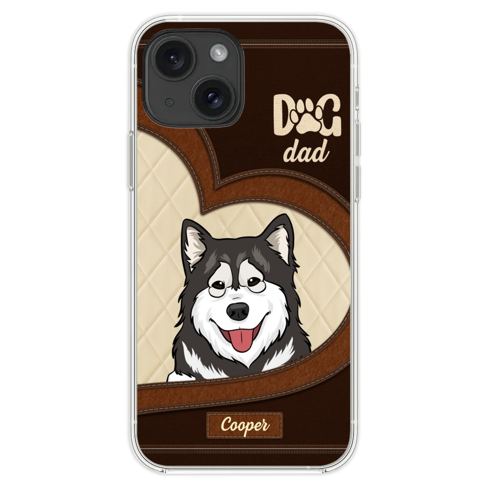 Adorable Peeking Dogs - Customizable Personalized Phone Case for Fashion - Forward Users