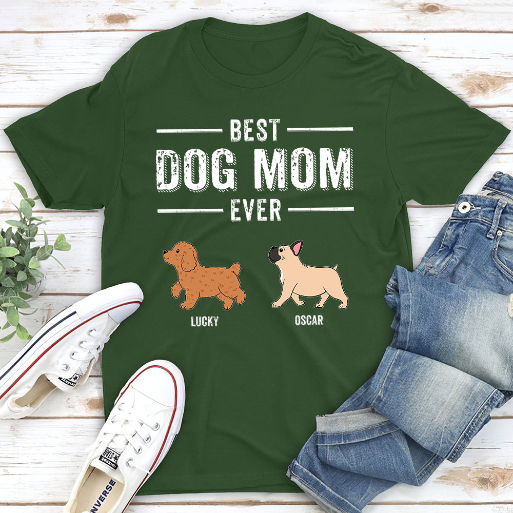 The Best Dad - Personalized Custom Unisex 5.3 oz T-shirt for Pet Lovers