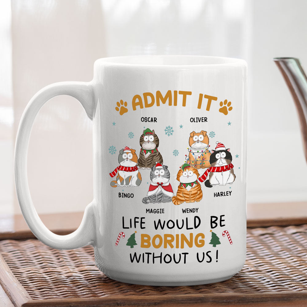 Never Get Bored - Unique Personalized Custom Coffee Mug for Pet Lovers