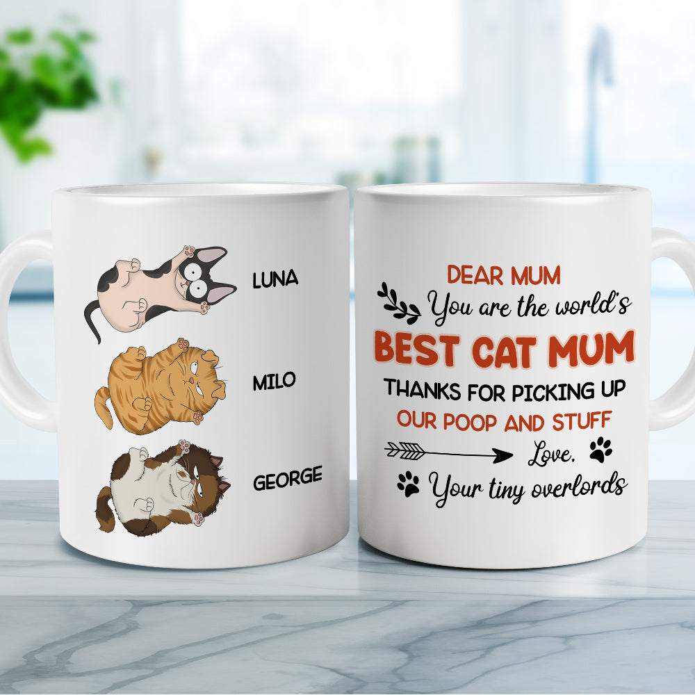 Thanks For Picking Up - Unique Personalized Custom Coffee Mug for Pet Lovers
