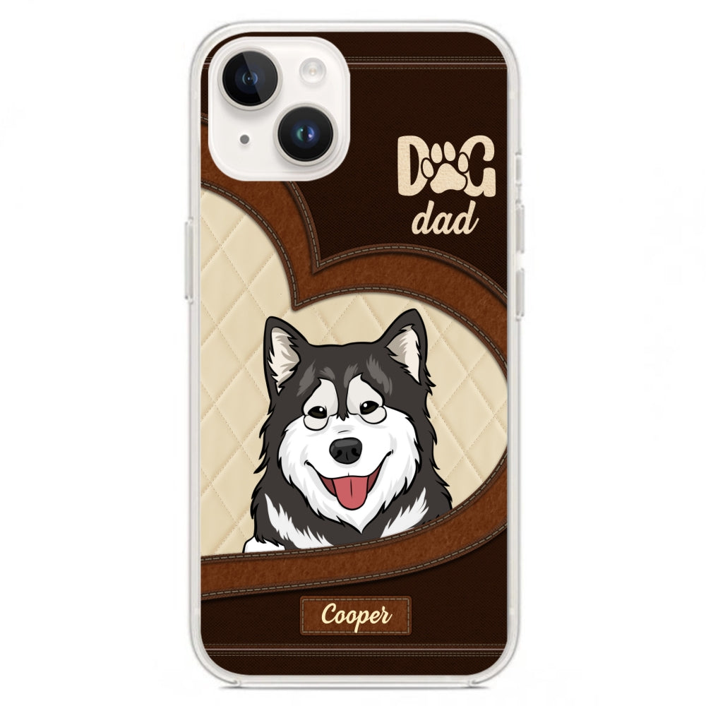 Adorable Peeking Dogs - Customizable Personalized Phone Case for Fashion - Forward Users