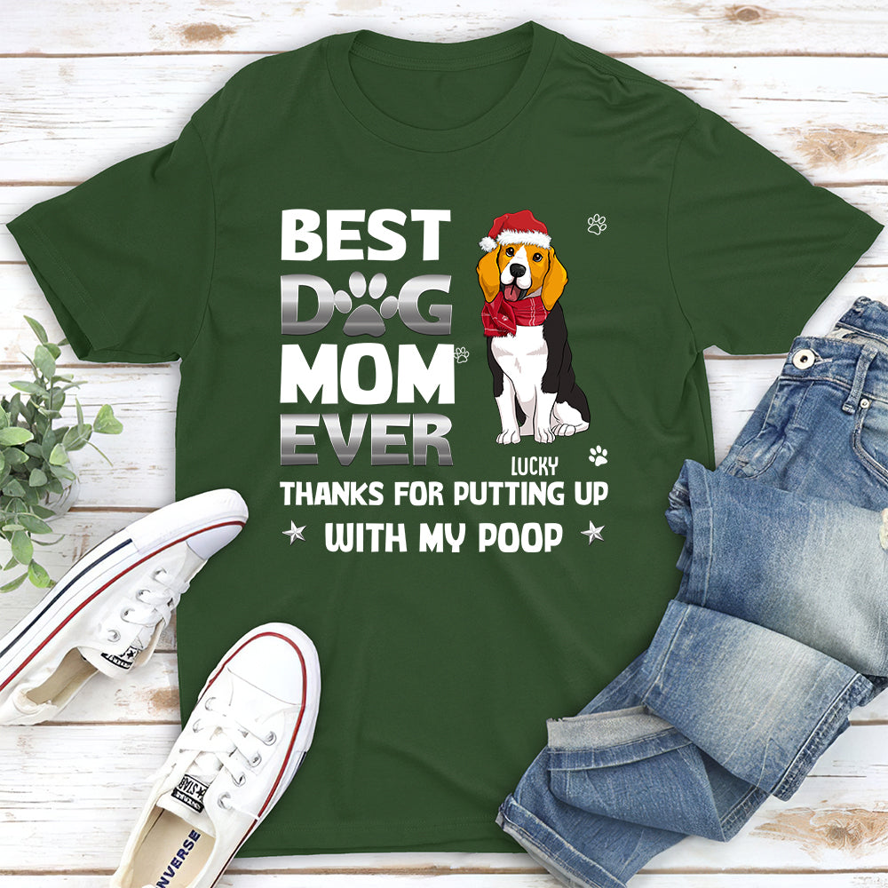 Putting Up - Personalized Custom Unisex 5.3 oz T-shirt for Pet Lovers