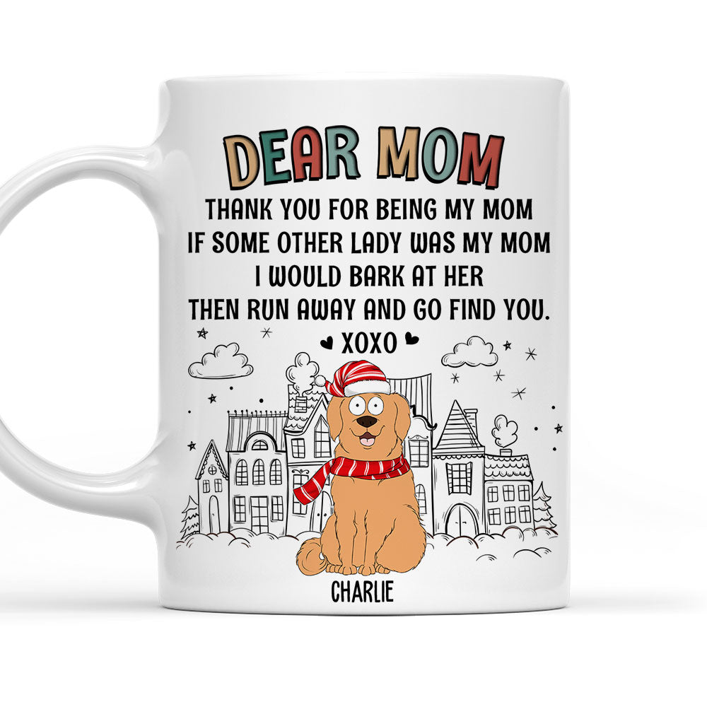Dear Dad XOXO - Customizable Personalized Coffee Mug for Pet Lovers
