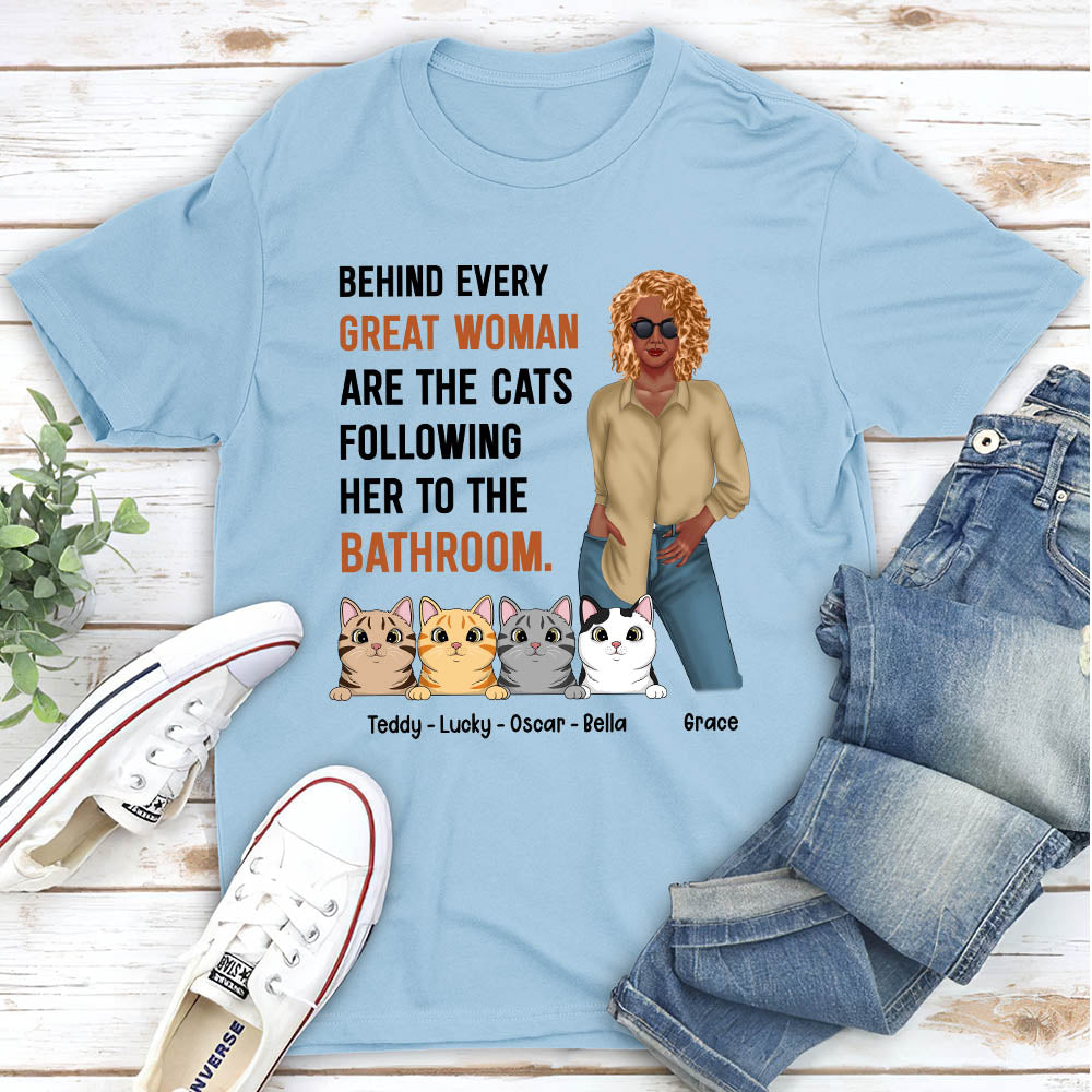 Fantastic Cat Woman - Personalized Custom Unisex 5.3 oz T-shirt