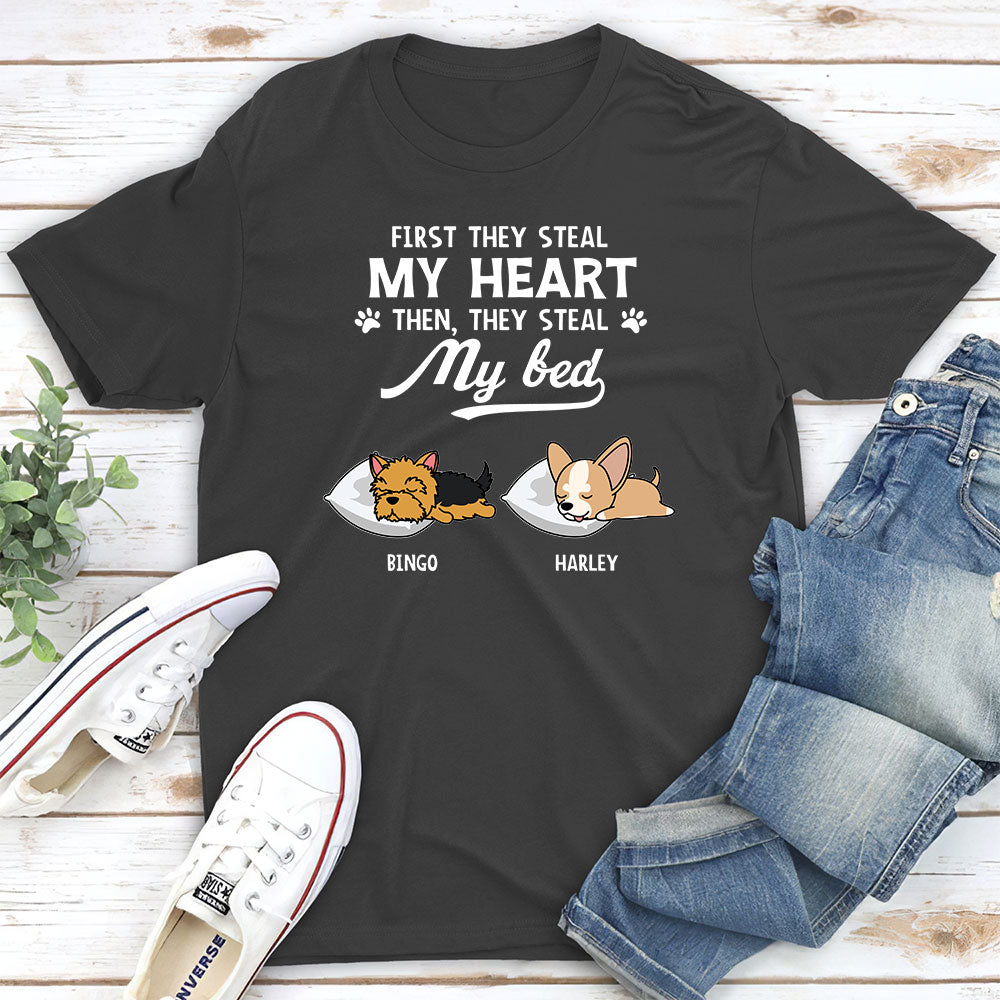 Steal My Heart - Customizable Personalized Unisex T-shirt for Pet Lovers