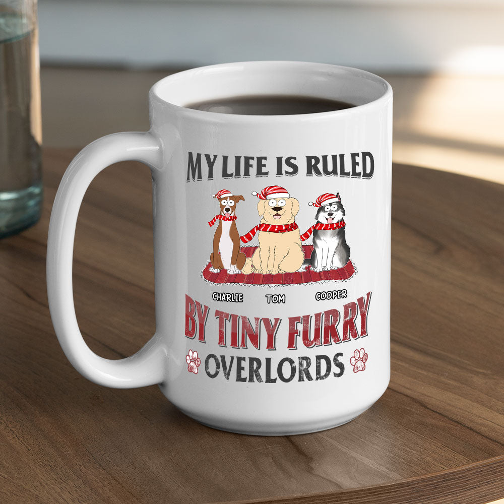 Tiny Furry Overlords - Exquisite Personalized Custom Coffee Mug for Pet Lovers