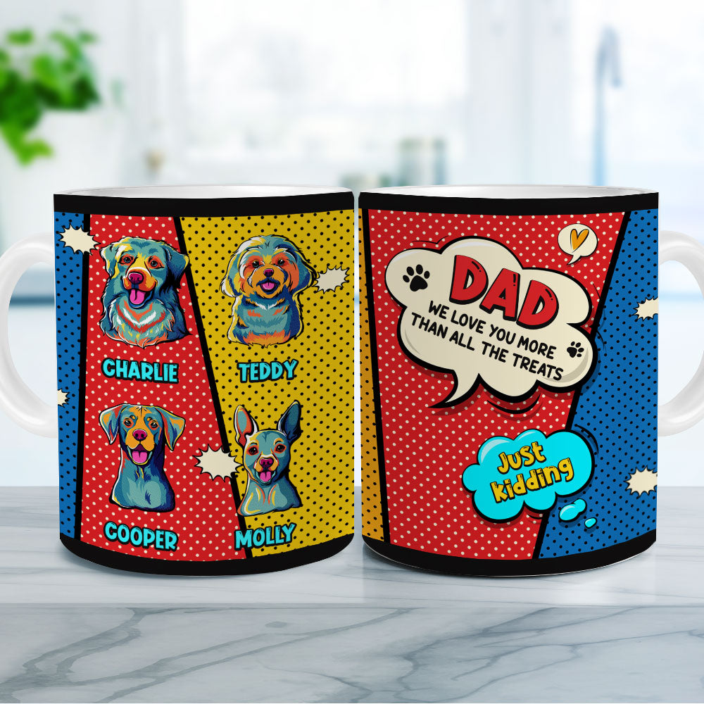 I Love You More Than All The Treats - Premium Personalized Custom Coffee Mug for Pet Lovers