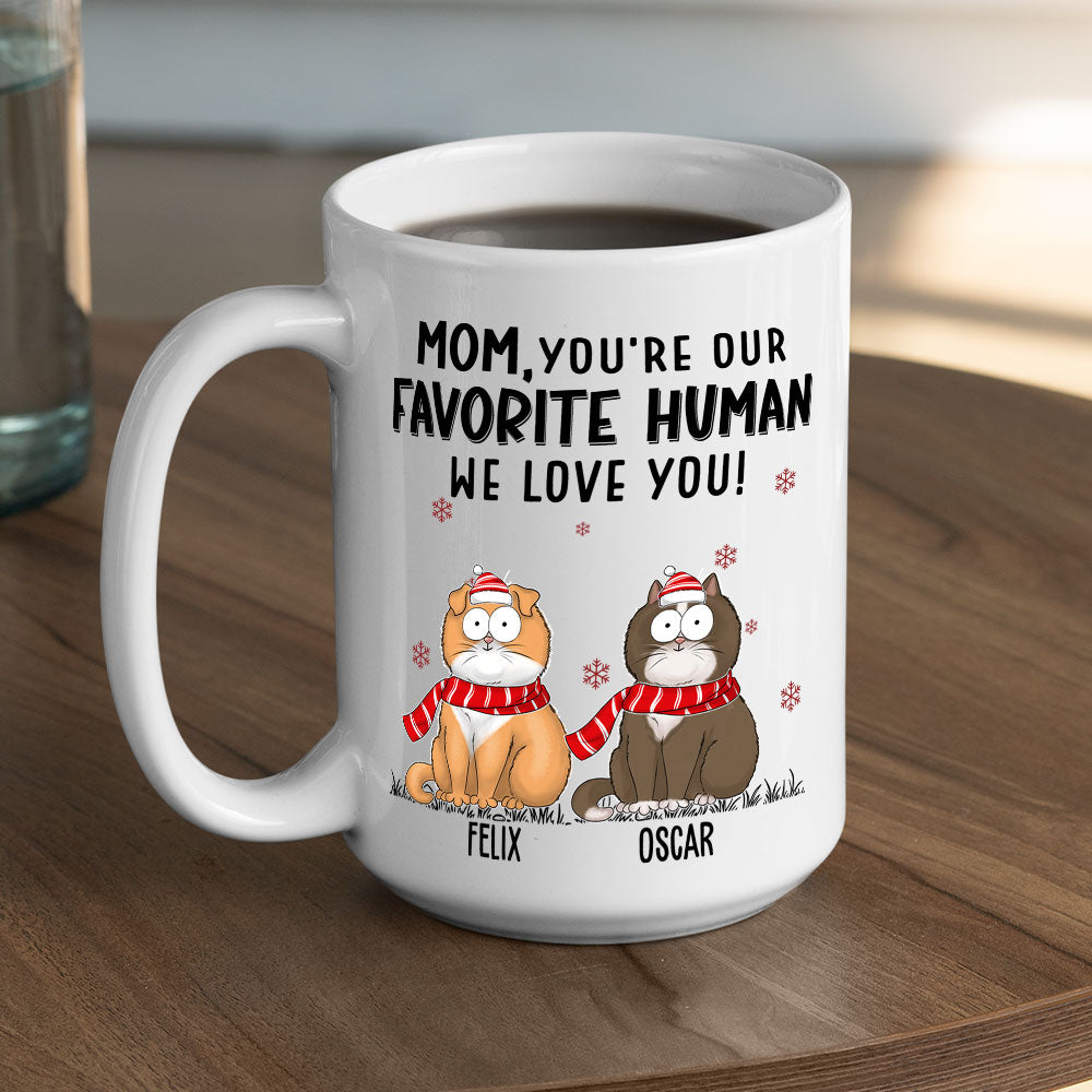 Favorite Human We Love - Premium Personalized Custom Coffee Mug for Pet Lovers