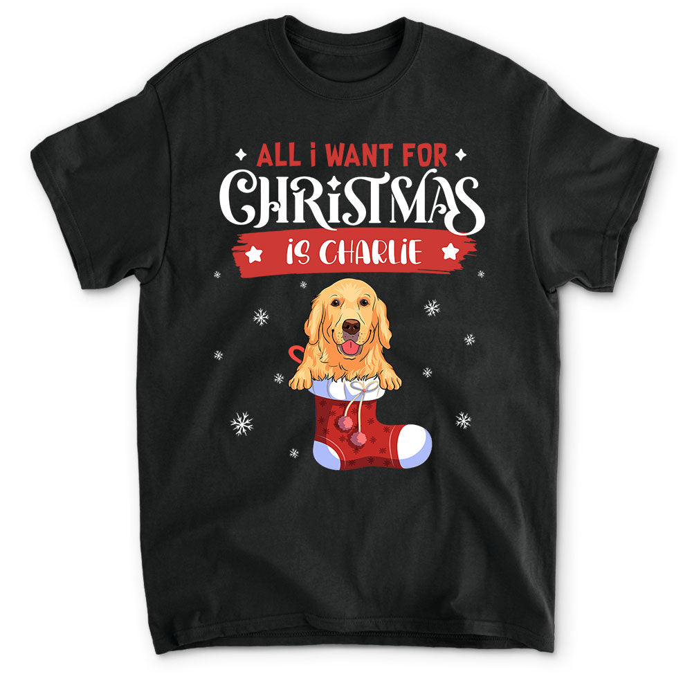 Christmas Wishlist - Personalized Custom Unisex T-shirt for Pet Lovers
