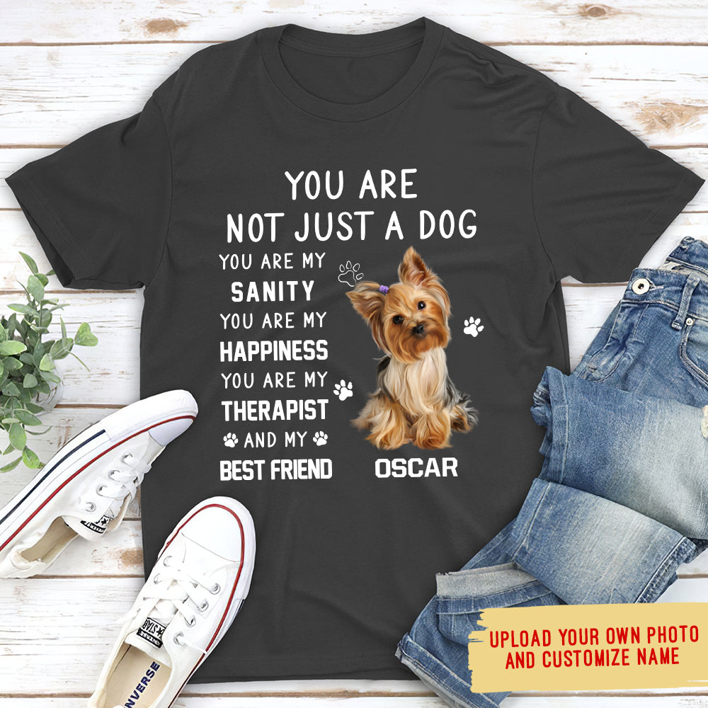 Unique Personalized Custom Dog Photo Unisex T-shirt - Ideal Gift for Pet Lovers