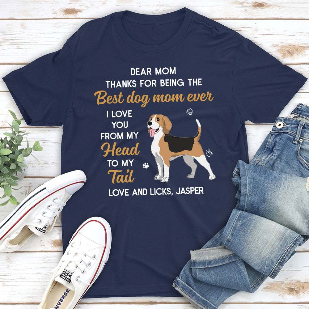 From Head To Tail - Personalized Custom Unisex 5.3 oz T-shirt for Pet Lovers