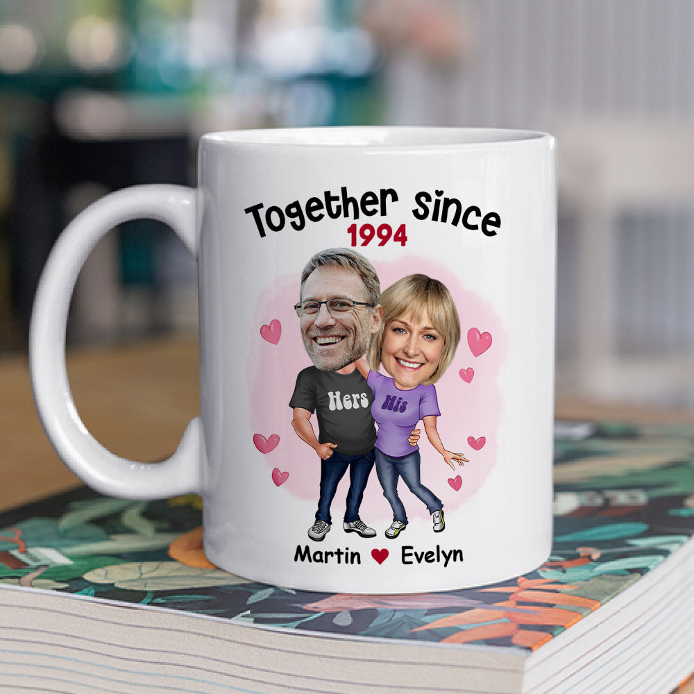 Together Since - Customizable Personalized Coffee Mugs for Couples
