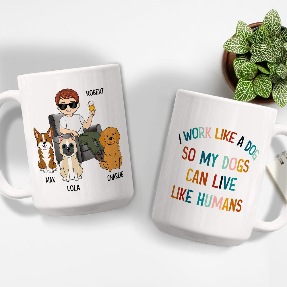 Personalized Custom Coffee Mug for Dog Lovers: Let Your Dog Live Like a Human in Style