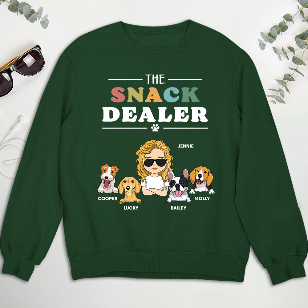 The Snack Dealer - Personalized Custom Unisex 8.0 oz Sweatshirt for Pet Lovers