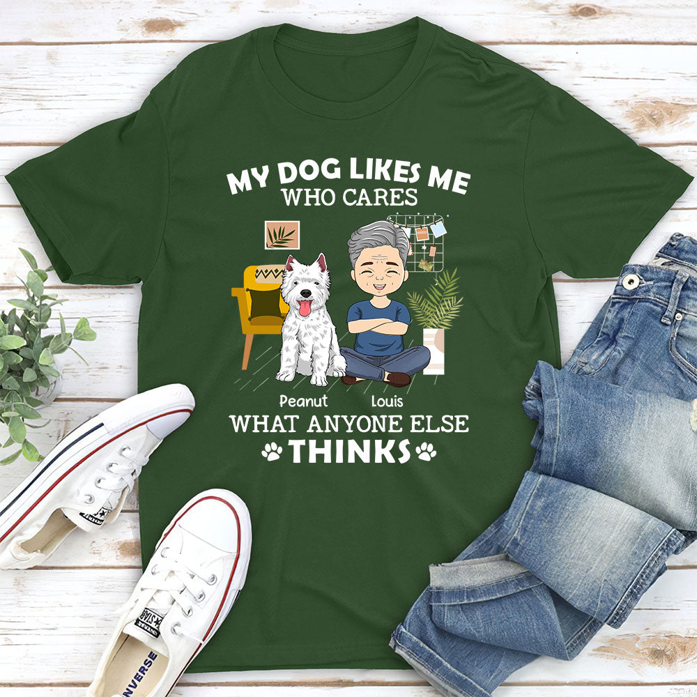 My Dog Like Me - Personalized Custom Unisex 5.3 oz T-shirt for Pet Lovers