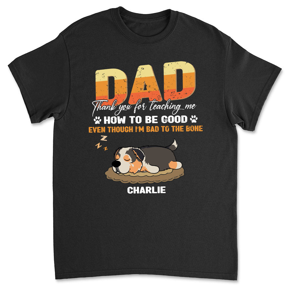 Personalized Custom Unisex 'Teaching Us To Be' T-shirt - Ideal Gift for Pet Lovers