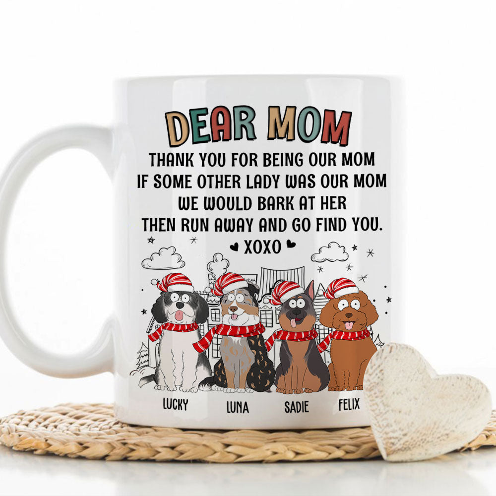 Dear Dad XOXO - Customizable Personalized Coffee Mug for Pet Lovers