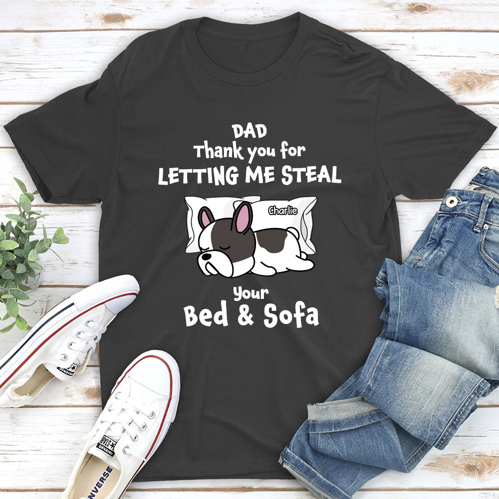 Let Me Steal - Personalized Custom Unisex 5.3 oz T-shirt for Pet Lovers