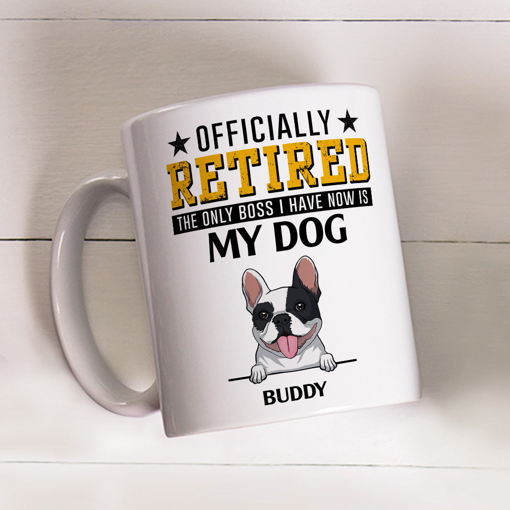 Officially Retired - Customizable Personalized 11oz Coffee Mug for Pet Lovers