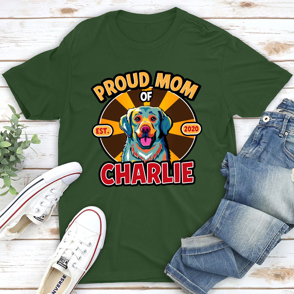 Proud Mom/Dad - Personalized Custom Unisex T-shirt for Pet Lovers