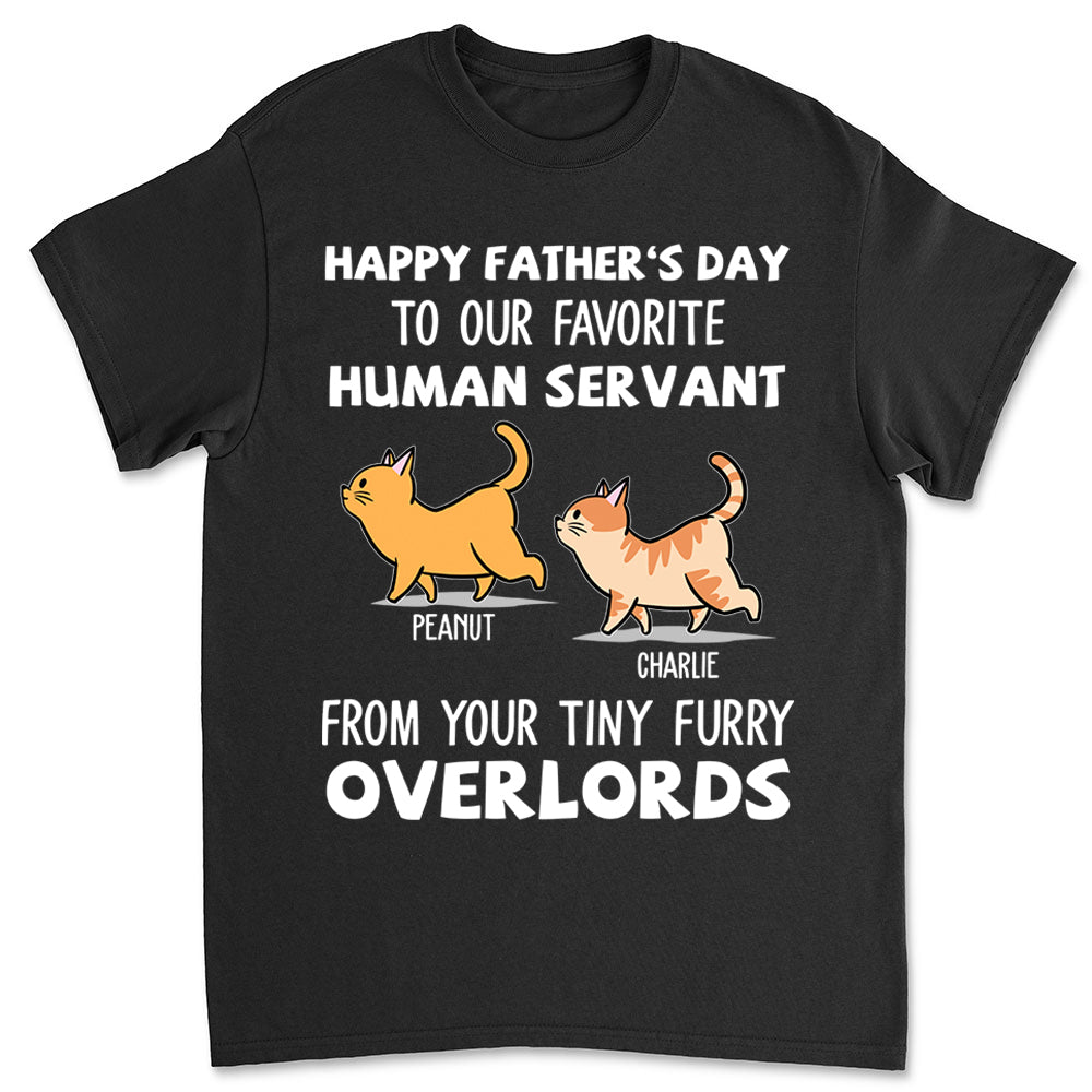 Unique Personalized Custom Unisex Human Servant T-shirt for Pet Lovers