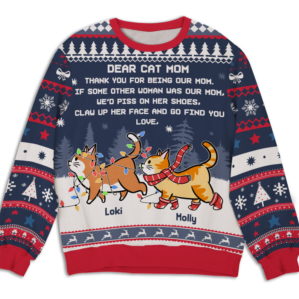 Find You - Personalized Custom All-Over-Print Unisex 8.8 oz Polyester Blend Sweatshirt - Ideal Gift for Pet Lovers