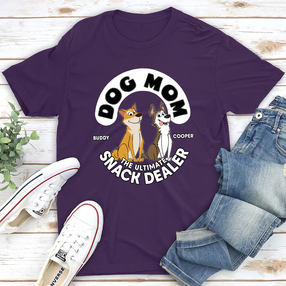 Ultimate Personalized Custom Unisex 5.3 oz T-shirt for Snack Lovers and Pet Enthusiasts
