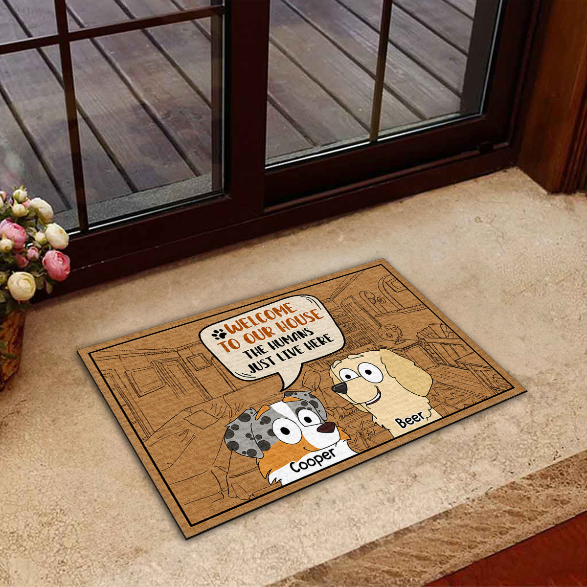 Personalized Custom Doormat - Welcome Your Guests with Your Beloved Pet's Picture